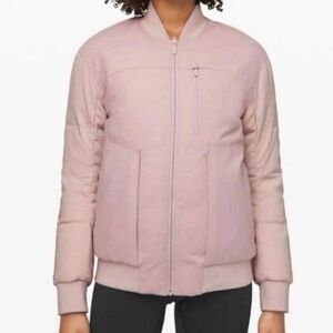 lululemon athletica Reversible Bomber Jacket - Porcelain Pink